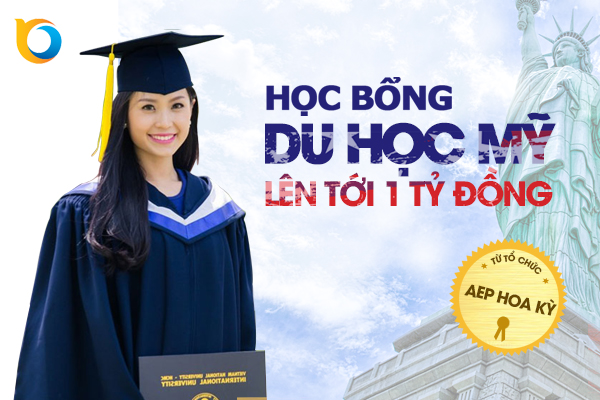  Học bổng 50% học phí du học Mỹ từ trường đại học công lập hàng đầu